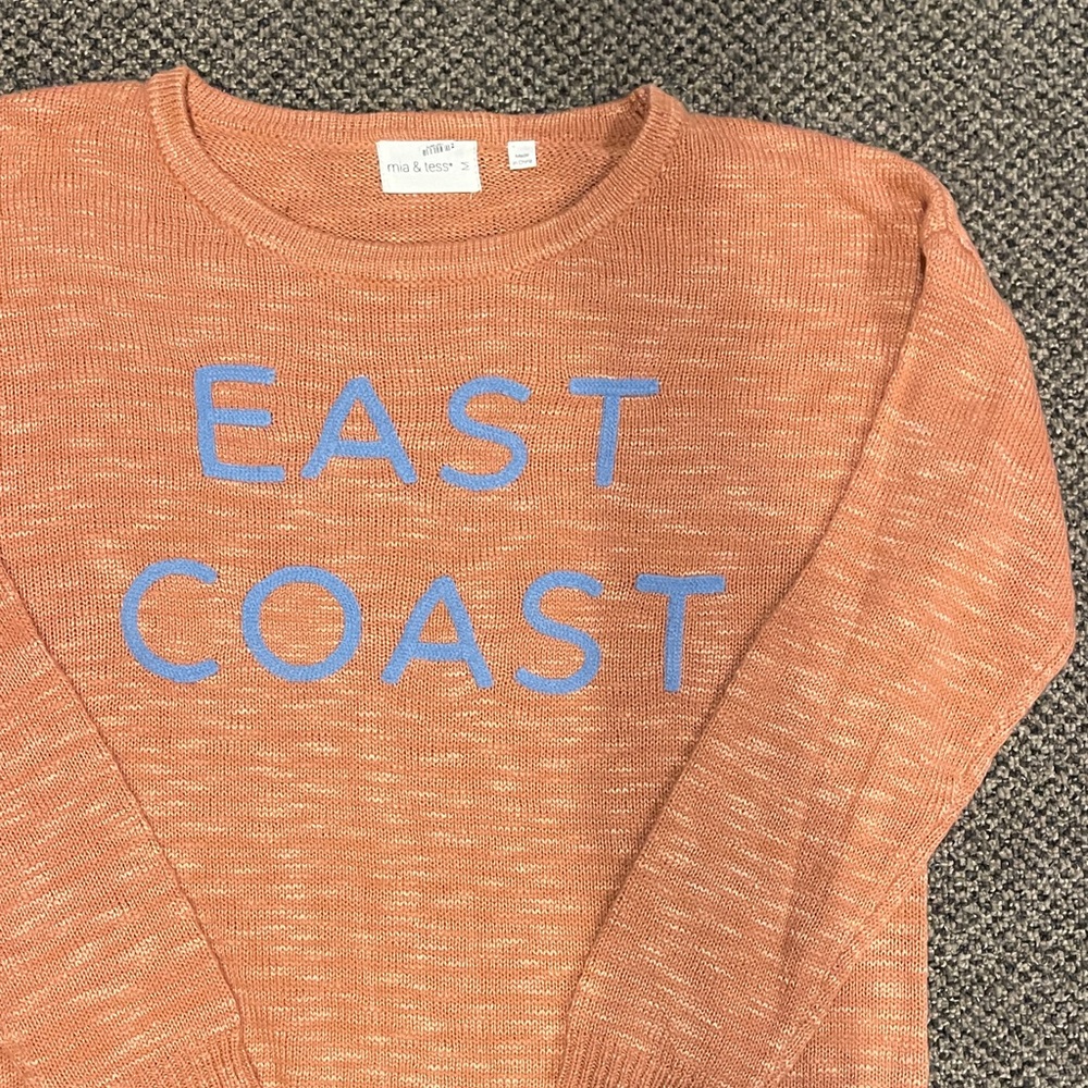 Women's Sweater - salmon color